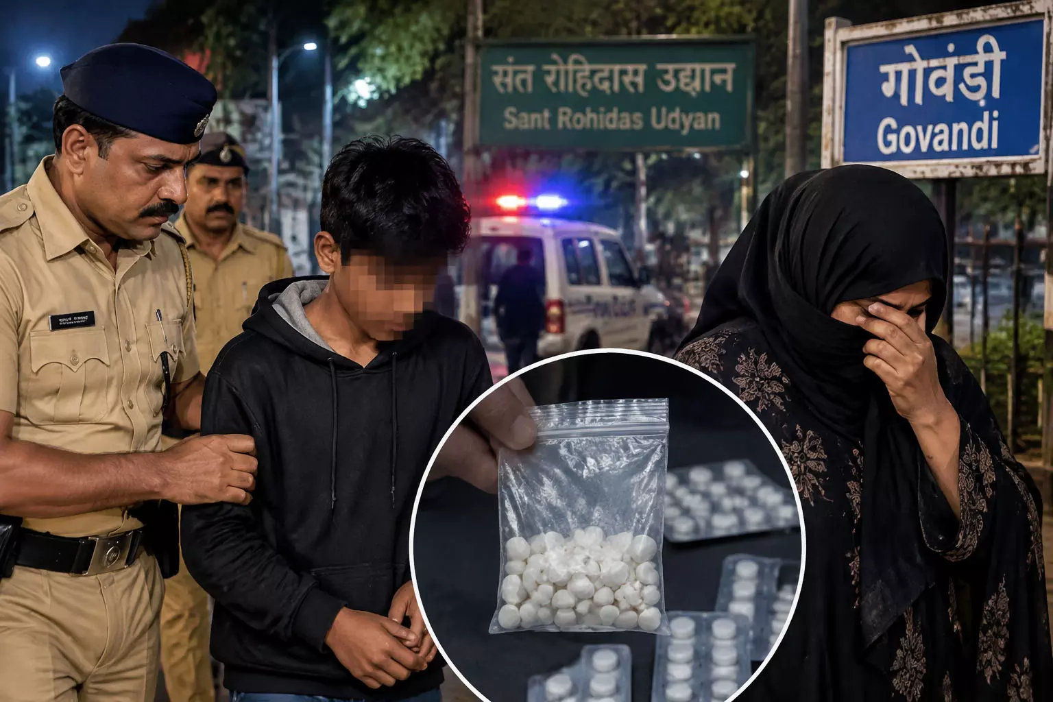 गोवंडी में नाबालिग से कथित तौर पर ड्रग्स बिक्री कराने का आरोप, महिला के खिलाफ केस दर्ज गोवंडी में नाबालिग से कथित तौर पर ड्रग्स बिक्री कराने का आरोप, महिला के खिलाफ केस दर्ज