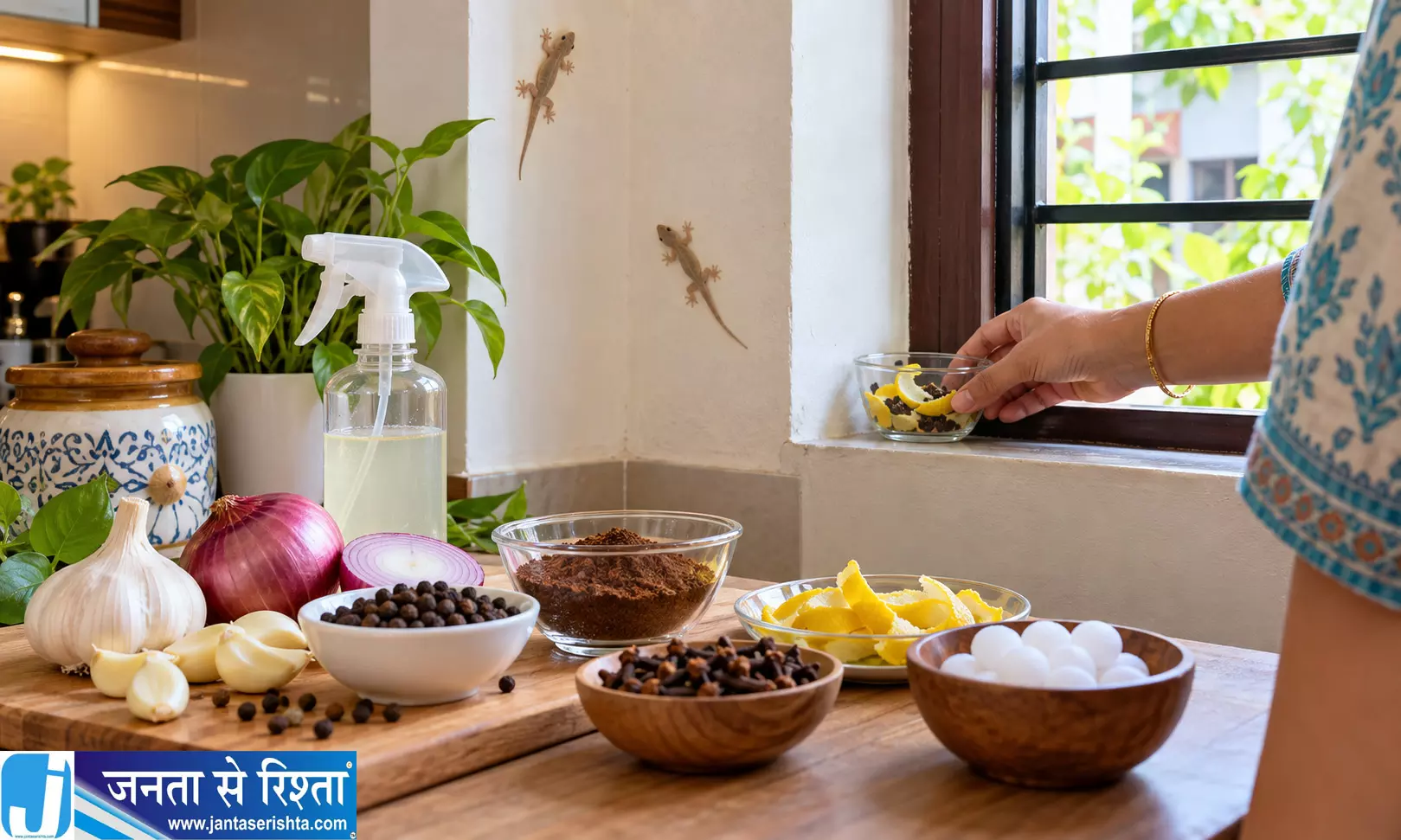 बिना नुकसान पहुंचाए भगाएं छिपकलियां जानें काम के घरेलू नुस्खे बिना नुकसान पहुंचाए भगाएं छिपकलियां जानें काम के घरेलू नुस्खे