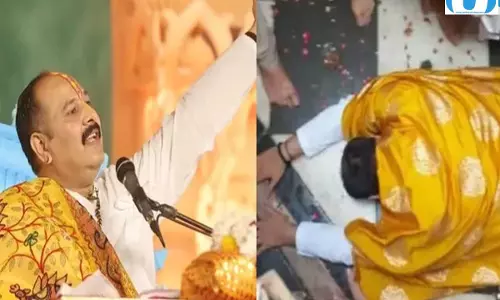 बरसाना में फिर पहुंचे प्रदीप मिश्रा, कथा में उमड़ा श्रद्धा का सैलाब