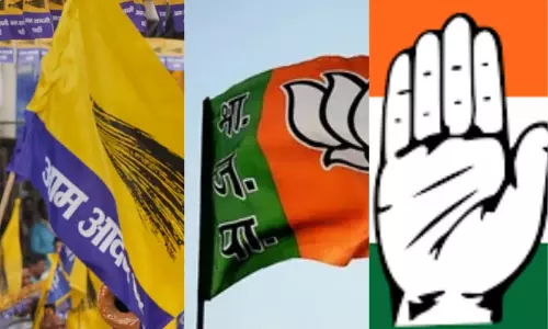 AAP के चुनावी चंदे में 68 फीसदी गिरावट, 2025-26 में मिले 12.10 करोड़ रुपये AAP के चुनावी चंदे में 68 फीसदी गिरावट, 2025-26 में मिले 12.10 करोड़ रुपये