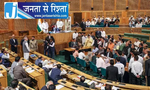 जम्मू-कश्मीर विधानसभा में राज्य बहाली प्रस्ताव पास जम्मू-कश्मीर विधानसभा में राज्य बहाली प्रस्ताव पास