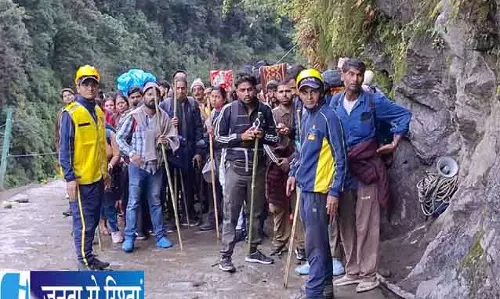 केदारनाथ मार्ग पर SDRF का बड़ा रेस्क्यू 9 हजार यात्री सुरक्षित निकाले केदारनाथ मार्ग पर SDRF का बड़ा रेस्क्यू 9 हजार यात्री सुरक्षित निकाले