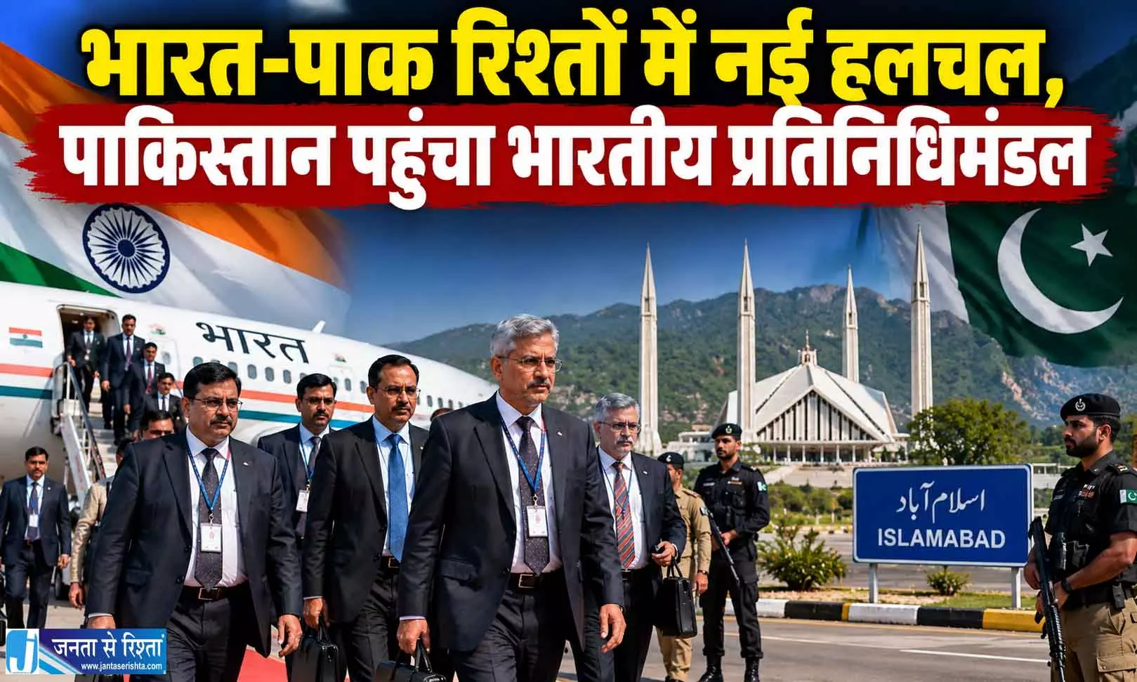 भारत-पाक रिश्तों में नई हलचल, पाकिस्तान पहुंचा भारतीय प्रतिनिधिमंडल भारत-पाक रिश्तों में नई हलचल, पाकिस्तान पहुंचा भारतीय प्रतिनिधिमंडल