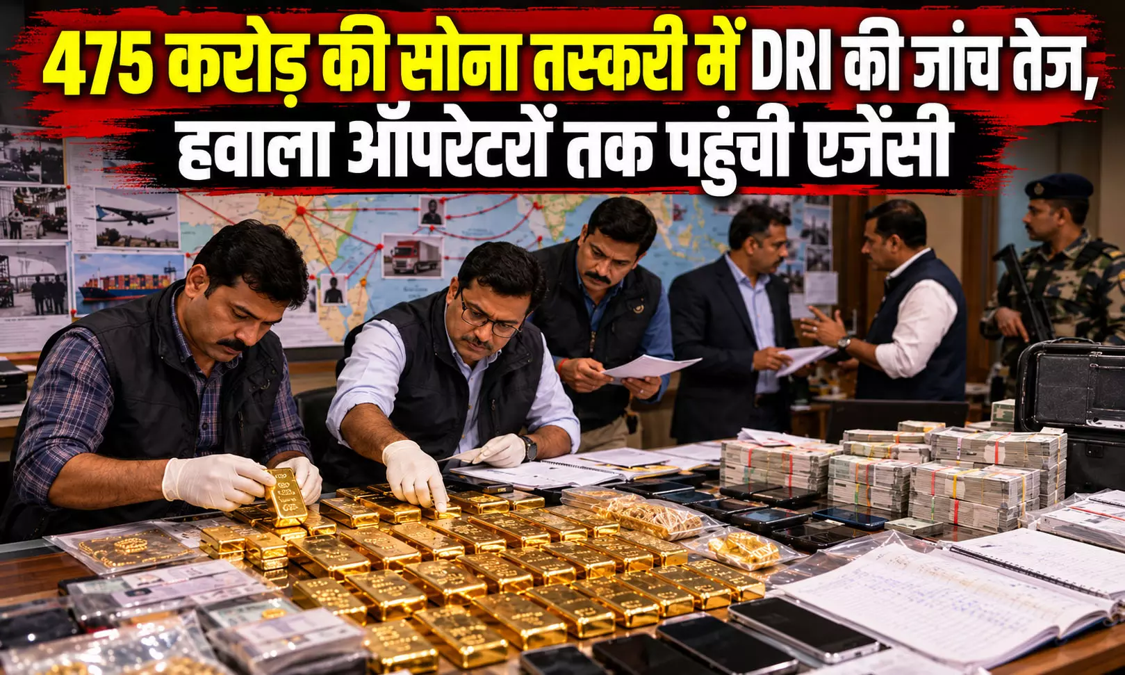 475 करोड़ की सोना तस्करी में DRI की जांच तेज, हवाला ऑपरेटरों तक पहुंची एजेंसी 475 करोड़ की सोना तस्करी में DRI की जांच तेज, हवाला ऑपरेटरों तक पहुंची एजेंसी