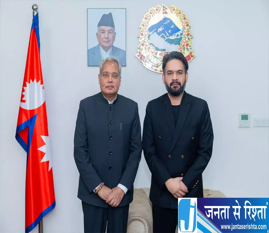 नेपाल के पीएम बालेंद्र शाह से मिले भारतीय राजदूत नेपाल के पीएम बालेंद्र शाह से मिले भारतीय राजदूत