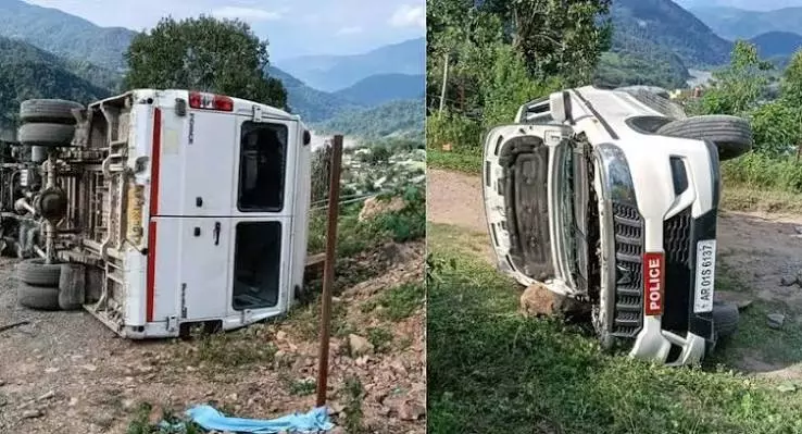 गेकू में तनाव: SUMP प्रदर्शन के बीच ग्रामीणों और सुरक्षा बलों में भिड़ंत गेकू में तनाव: SUMP प्रदर्शन के बीच ग्रामीणों और सुरक्षा बलों में भिड़ंत