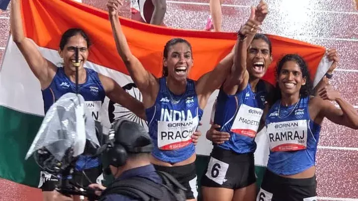 विथ्या की दमदार दौड़ से भारत को 4x400 मीटर रिले में स्वर्ण विथ्या की दमदार दौड़ से भारत को 4x400 मीटर रिले में स्वर्ण