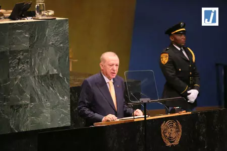 UNGA में कश्मीर पर एर्दोआन की टिप्पणी को भारत ने किया खारिज UNGA में कश्मीर पर एर्दोआन की टिप्पणी को भारत ने किया खारिज
