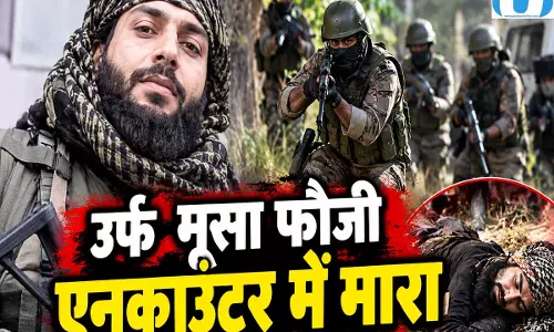 J-K में लश्कर का टॉप कमांडर हाशिम मूसा एनकाउंटर में ढेर