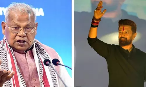 चिराग के बयान पर मांझी का पलटवार, कहा- शर्मिंदगी है तो आगे की कार्रवाई करें चिराग के बयान पर मांझी का पलटवार, कहा- शर्मिंदगी है तो आगे की कार्रवाई करें