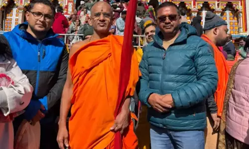 पेजावर पीठाधीश्वर ने बदरीनाथ धाम में किए भगवान के दर्शन
