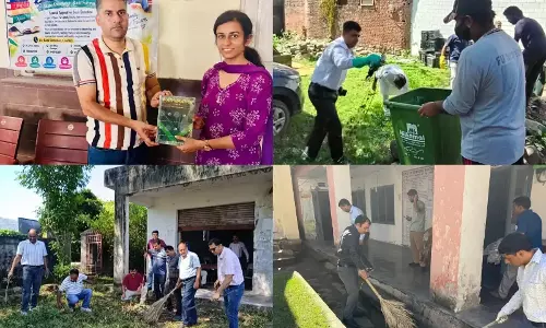 स्वच्छता और प्लास्टिक मुक्ति का संदेश, हीरानगर में पुस्तक दान स्वच्छता और प्लास्टिक मुक्ति का संदेश, हीरानगर में पुस्तक दान