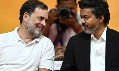 CEC ज्ञानेश कुमार के इस्तीफे की मांग से TVK ने बनाई दूरी, कांग्रेस से फिर उभरे मतभेद CEC ज्ञानेश कुमार के इस्तीफे की मांग से TVK ने बनाई दूरी, कांग्रेस से फिर उभरे मतभेद