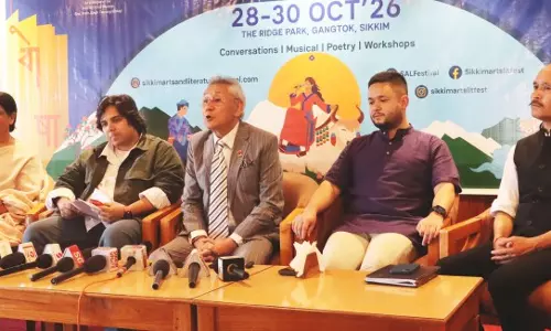 सिक्किम आर्ट्स एंड लिटरेचर फेस्ट 2026 के लिए सज रहा गंगटोक