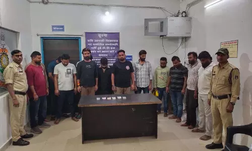 दीपक कॉलोनी में जुआ फड़ पर पुलिस का छापा, 14 जुआरी गिरफ्तार