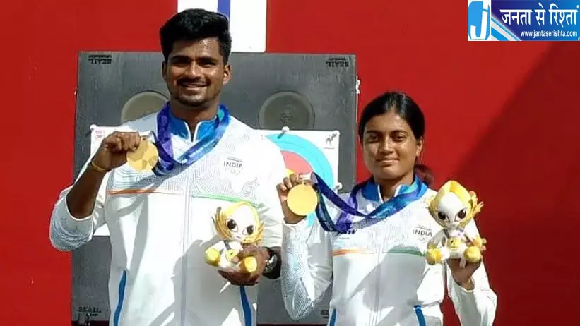 एशियाई खेल 2026 में चिकिता-साहिल ने जीता गोल्ड, दक्षिण कोरिया को हराकर रचा इतिहास एशियाई खेल 2026 में चिकिता-साहिल ने जीता गोल्ड, दक्षिण कोरिया को हराकर रचा इतिहास