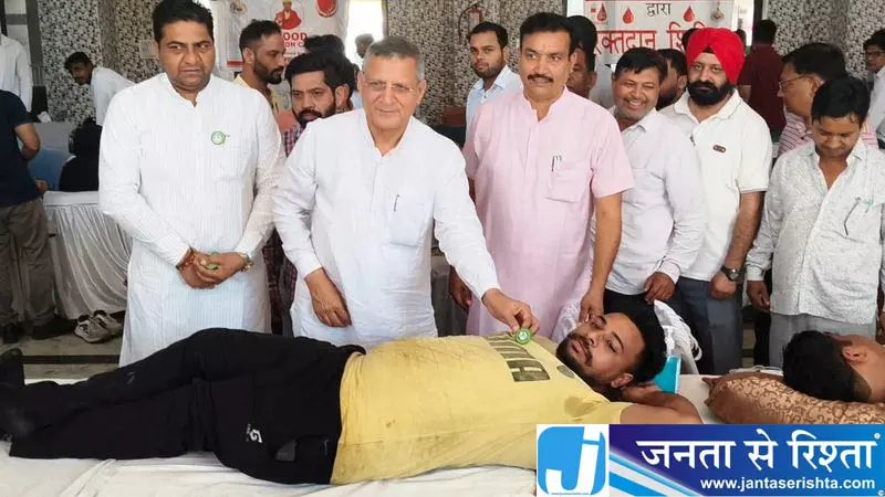 यमुनानगर में 303 यूनिट रक्त एकत्रित किया यमुनानगर में 303 यूनिट रक्त एकत्रित किया