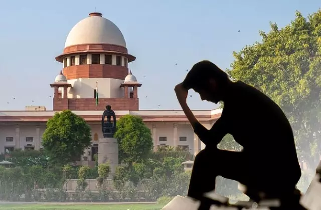 सुप्रीम कोर्ट की टास्क फोर्स के सर्वे: 9% छात्रों को आता है आत्महत्या का विचार, 34% कैंपस में खुद को मानते हैं बाहरी सुप्रीम कोर्ट की टास्क फोर्स के सर्वे: 9% छात्रों को आता है आत्महत्या का विचार, 34% कैंपस में खुद को मानते हैं बाहरी