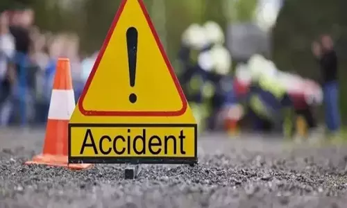 हाईवे पर देर रात भीषण सड़क हादसा, दो लोगो की मौत