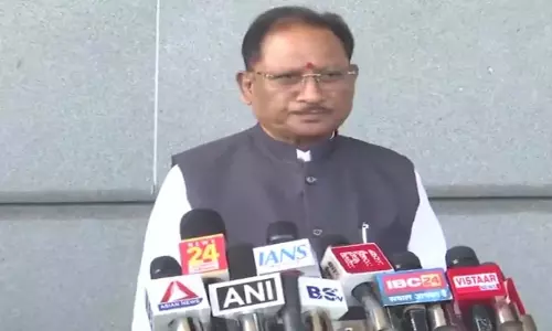 CM साय दिल्ली रवाना, गृह मंत्री अमित शाह की अध्यक्षता में ओडिशा-छत्तीसगढ़ के मुख्यमंत्रियों की अहम बैठक CM साय दिल्ली रवाना, गृह मंत्री अमित शाह की अध्यक्षता में ओडिशा-छत्तीसगढ़ के मुख्यमंत्रियों की अहम बैठक