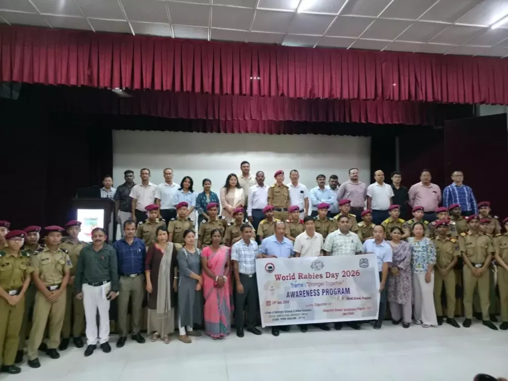 कोहिमा, वोखा और पेरेन में विश्व रेबीज़ दिवस 2026 मनाया गया कोहिमा, वोखा और पेरेन में विश्व रेबीज़ दिवस 2026 मनाया गया