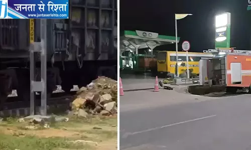 बरवाला के रिलायंस पेट्रोल पंप पर CNG गैस लीक, 20 मिनट में पाया काबू
