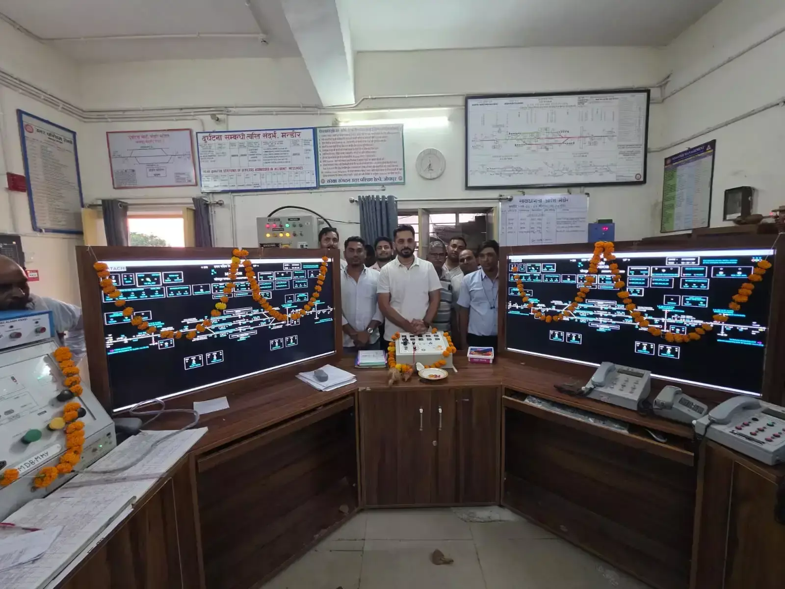 मंडोर स्टेशन पर शुरू हुआ ड्यूल वीडीयू सिस्टम, यात्रियों को मिलेगा लाभ