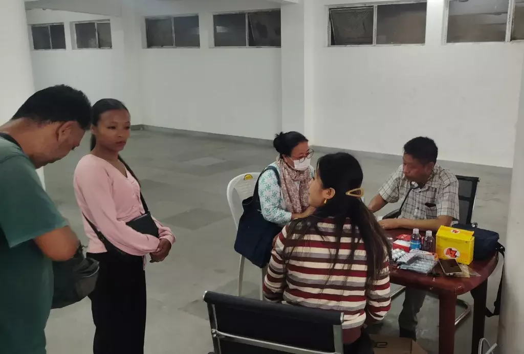 कोहिमा और किफायर में मुफ्त मेडिकल कैंप लगाए गए