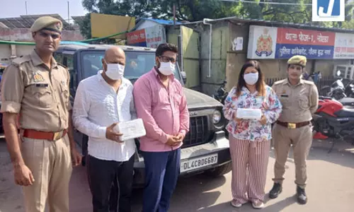 वर्क वीजा के नाम पर ठगी करने वाले गैंग का पर्दाफाश, तीन गिरफ्तार