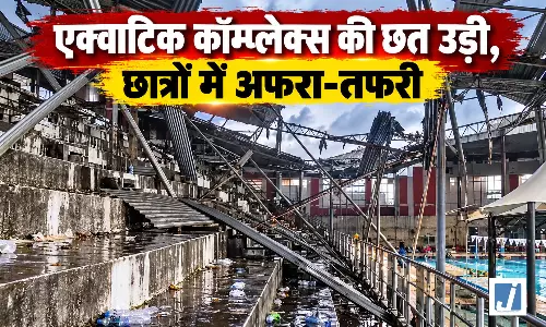 स्पोर्ट्स मीट में बड़ा हादसा, अस्थायी छत की चादरें उड़ने से कई छात्र घायल स्पोर्ट्स मीट में बड़ा हादसा, अस्थायी छत की चादरें उड़ने से कई छात्र घायल