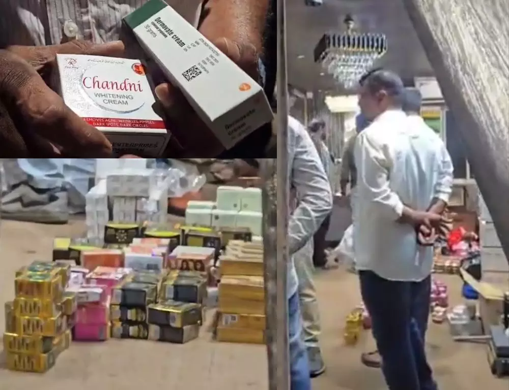 पाकिस्तानी सामानों पर कार्रवाई: हबीबनगर की दुकानों पर छापा पाकिस्तानी सामानों पर कार्रवाई: हबीबनगर की दुकानों पर छापा