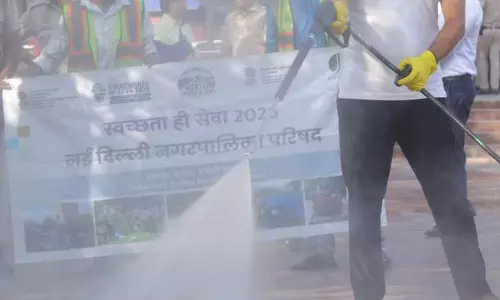 भाजपा कार्यकर्ताओं ने दिल्ली में 2,470 स्थानों पर सफाई अभियान चलाया