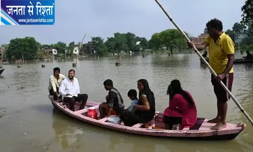 राप्ती नदी खतरे के निशान से 41 सेंटीमीटर ऊपर, बढ़त की रफ्तार हुई धीमी
