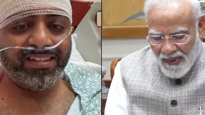 पीएम मोदी से बात कर भावुक हुए पायलट स्मित, बताया अपना आदर्श पीएम मोदी से बात कर भावुक हुए पायलट स्मित, बताया अपना आदर्श