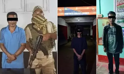 तीन उग्रवादी कैडर गिरफ्तार, वसूली के मामलों में थे वांछित