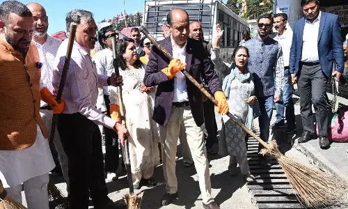 स्वच्छता के लिए सामूहिक भागीदारी पर जयराम ठाकुर का जोर स्वच्छता के लिए सामूहिक भागीदारी पर जयराम ठाकुर का जोर