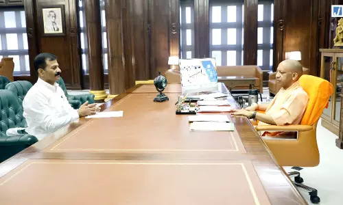 कृषि अनुसंधान परिषद के चेयरमैन ने CM योगी से की मुलाकात