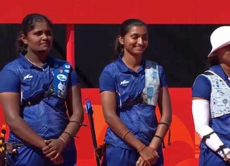 भारतीय महिला रिकर्व तीरंदाजी टीम ने कोरिया को हराकर जीता स्वर्ण पदक भारतीय महिला रिकर्व तीरंदाजी टीम ने कोरिया को हराकर जीता स्वर्ण पदक