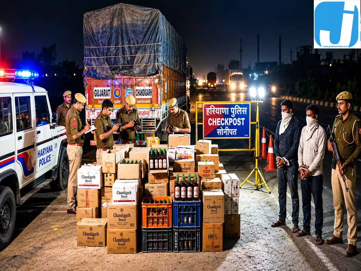 सोनीपत में शराब तस्करी का भंडाफोड़, बड़ी खेप के साथ दो आरोपी दबोचे सोनीपत में शराब तस्करी का भंडाफोड़, बड़ी खेप के साथ दो आरोपी दबोचे