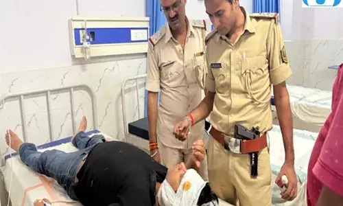 पेट्रोलिंग पर निकली पुलिस टीम हादसे का शिकार, पांच जवान जख्मी
