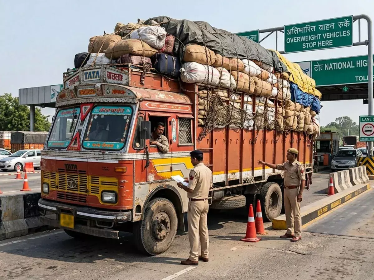 ओवरलोड ट्रकों पर अब और सख्ती, जुर्माना भरने के बाद भी नहीं मिलेगी आगे जाने की अनुमति ओवरलोड ट्रकों पर अब और सख्ती, जुर्माना भरने के बाद भी नहीं मिलेगी आगे जाने की अनुमति