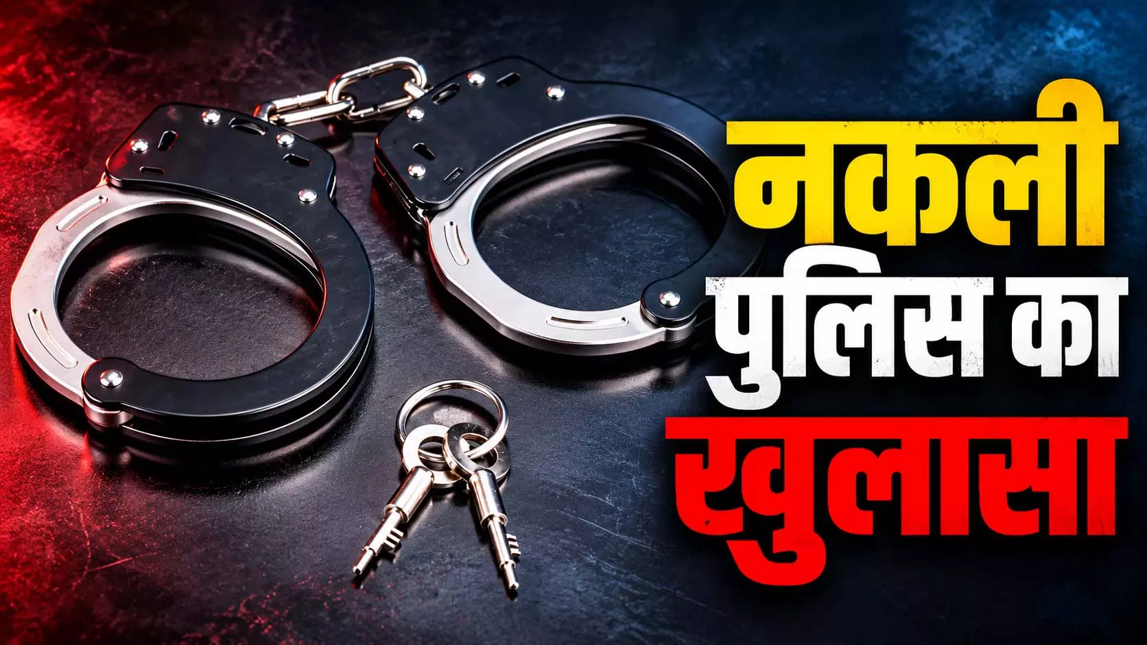 नकली पुलिस का खुलासा, मैकेनिक करता था धौंस जमाने का काम नकली पुलिस का खुलासा, मैकेनिक करता था धौंस जमाने का काम