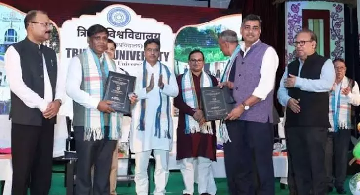 त्रिपुरा यूनिवर्सिटी के 40 साल पूरे: 1,589 करोड़ का विकास प्लान लॉन्च त्रिपुरा यूनिवर्सिटी के 40 साल पूरे: 1,589 करोड़ का विकास प्लान लॉन्च