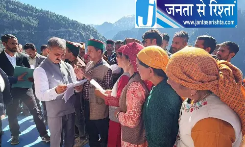 सुक्खू ने रामपुर गांव में नए स्कूल भवन के लिए 2 करोड़ मंजूर किए