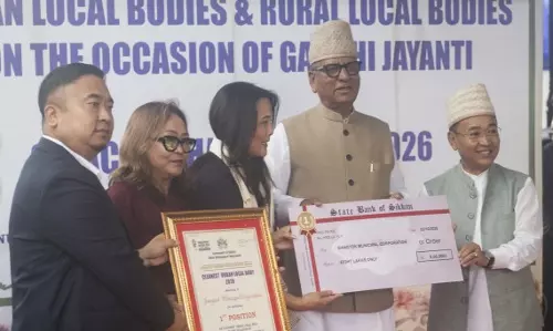 सफाई में नंबर-1 गंगटोक, सिक्किम की सबसे साफ ULB का सम्मान