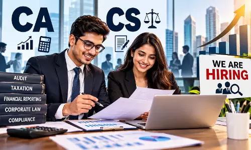 CA-CS युवाओं के लिए अच्छी खबर, 56 फीसदी कंपनियां बढ़ाने वाली हैं भर्ती CA-CS युवाओं के लिए अच्छी खबर, 56 फीसदी कंपनियां बढ़ाने वाली हैं भर्ती