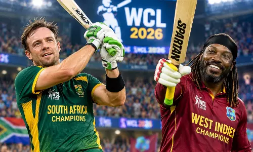 WCL 2026 में फिर दिखा गेल-डिविलियर्स का जलवा, गेंदबाजों की उड़ाई धज्जियां