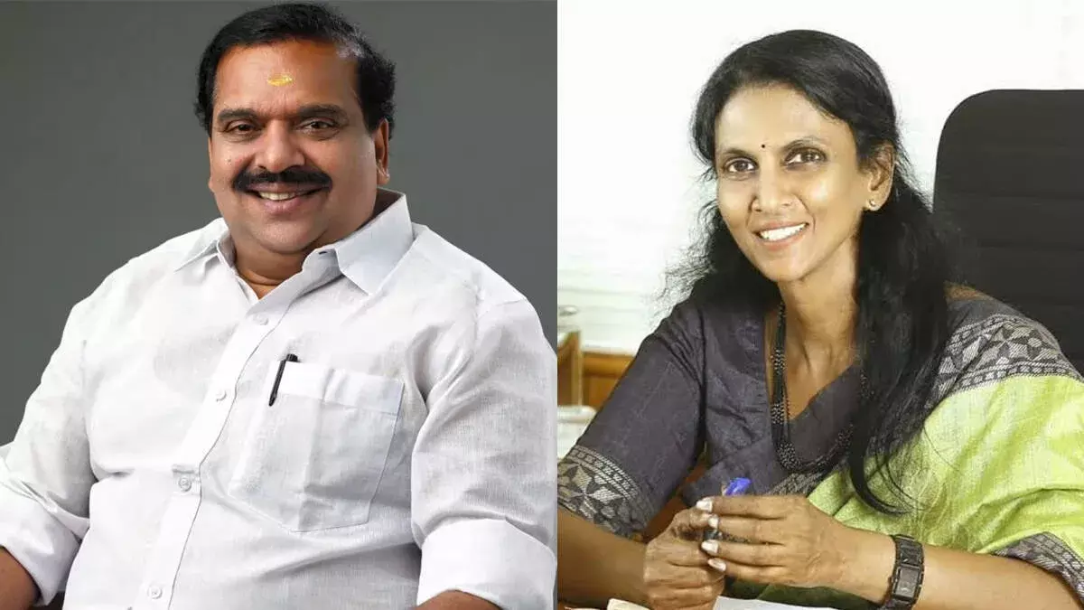 आर. श्रीलेखा BJP के लिए अनमोल रत्न, कृष्णदास का बड़ा बयान आर. श्रीलेखा BJP के लिए अनमोल रत्न, कृष्णदास का बड़ा बयान