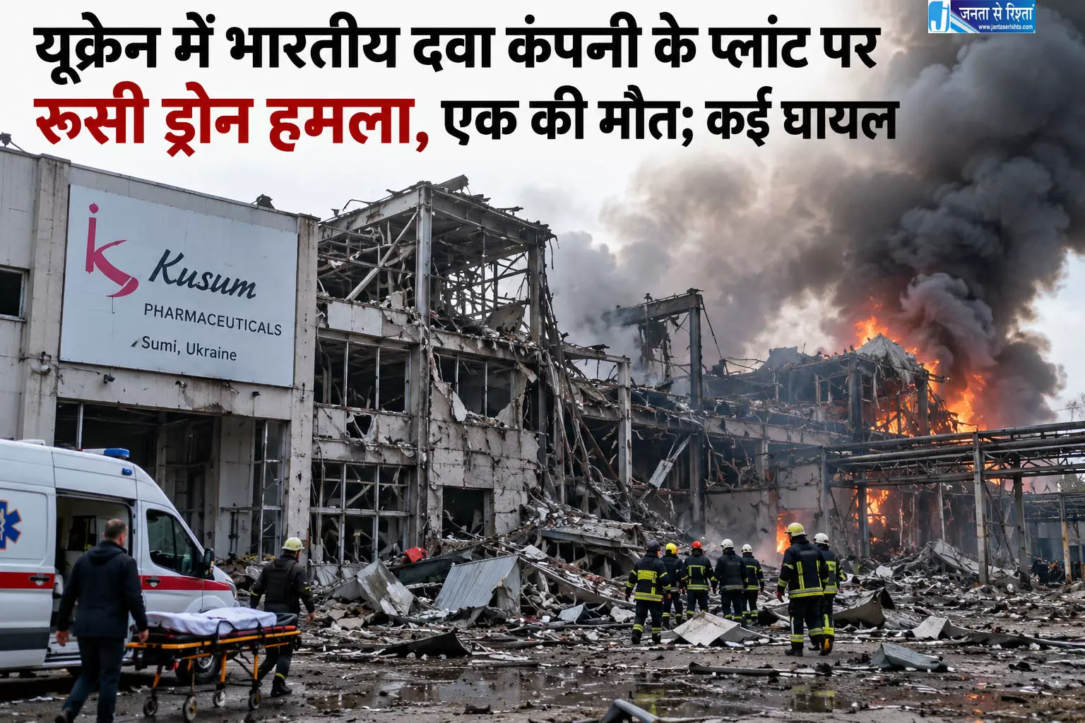 यूक्रेन में भारतीय दवा कंपनी के प्लांट पर रूसी ड्रोन हमला, एक की मौत; कई घायल यूक्रेन में भारतीय दवा कंपनी के प्लांट पर रूसी ड्रोन हमला, एक की मौत; कई घायल