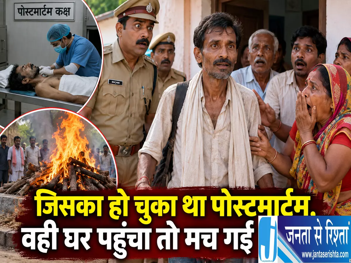 जिसका हो चुका था पोस्टमार्टम वही घर पहुंचा तो मच गई सनसनी जिसका हो चुका था पोस्टमार्टम वही घर पहुंचा तो मच गई सनसनी